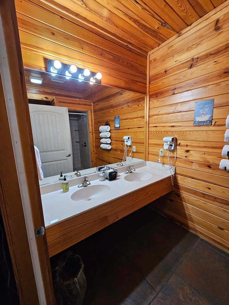 Honey Bear Haven Cabin 1 Double Vanity
