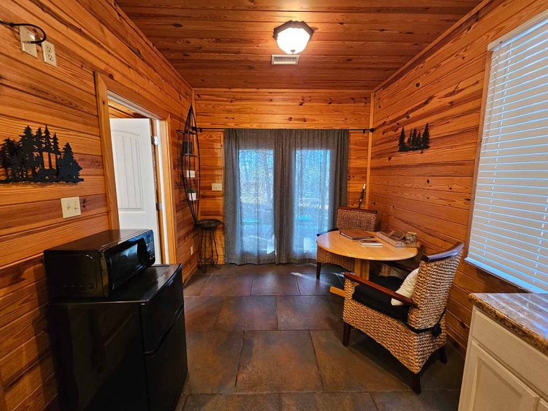 Honey Bear Cabin 1 Patio Doors