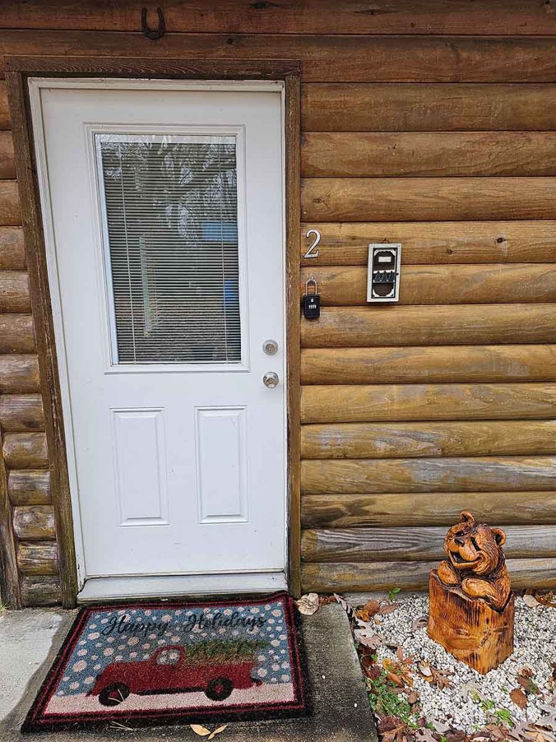 Honey Bear Cabin 2 Front Door
