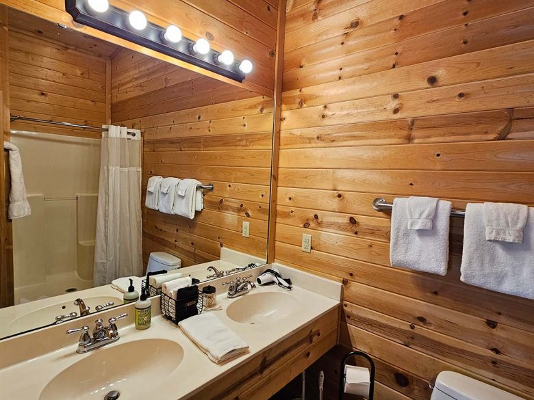 Honey Bear Haven Cabin 3 Bathroom