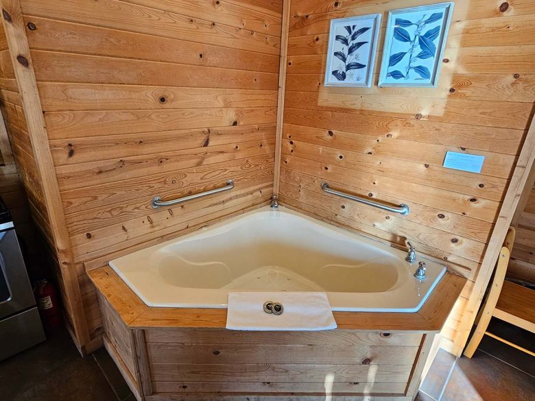 Honey Bear Haven Cabin 3 Jetted Tub
