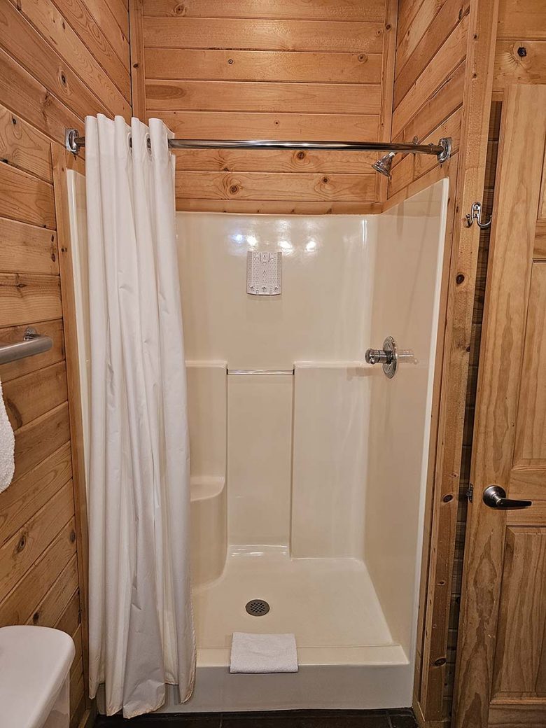 Honey Bear Haven Cabin 4 Walk-in Shower