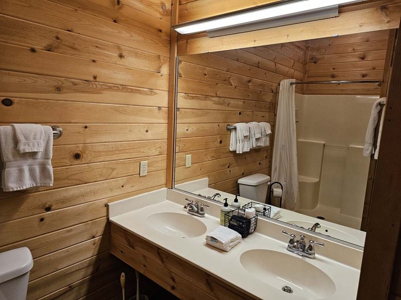 Honey Bear Haven Cabin 5 Bathroom